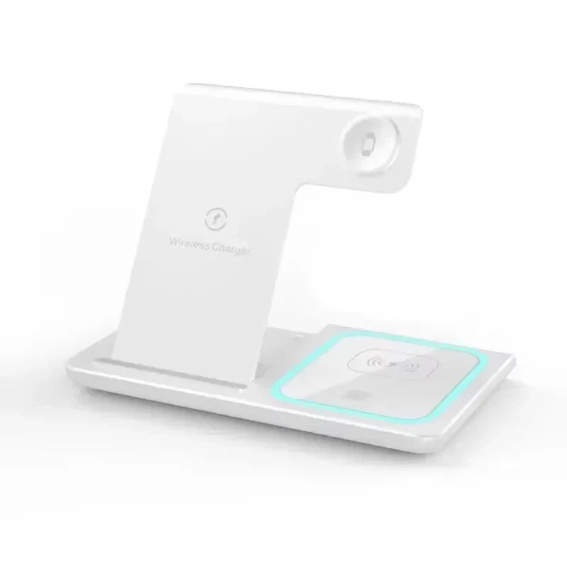 Cargador Inalámbrico Plegable Tres En Uno
