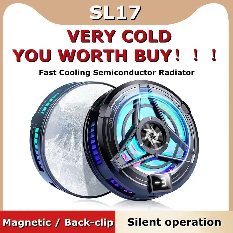 Ventilador de Enfriamiento Magnético para Celular