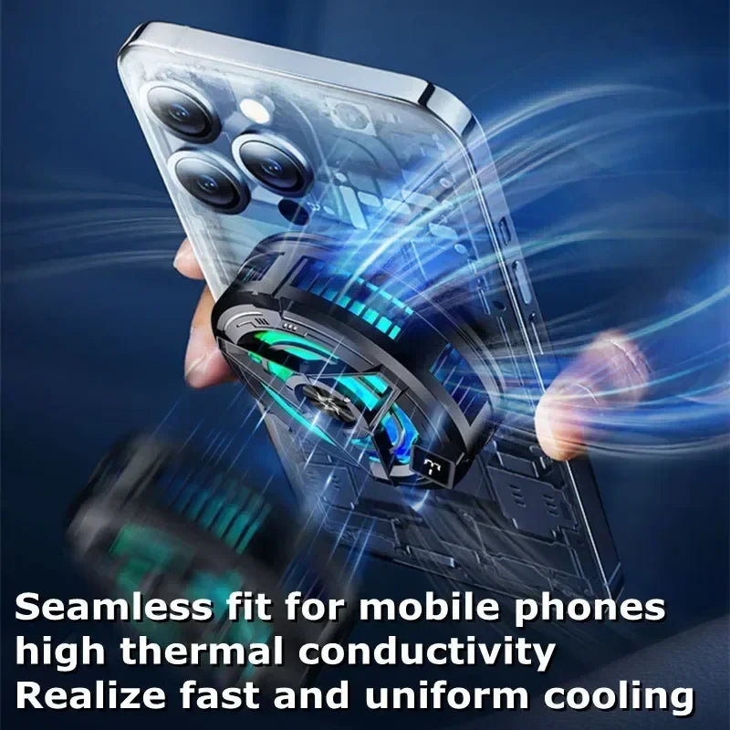 Ventilador de Enfriamiento Magnético para Celular